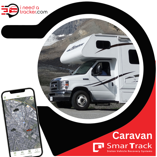 SmarTrack Caravan in gallery position 1 showing Thatcham-approved tracker with UK-wide mobile installation and 24/7 tracking
